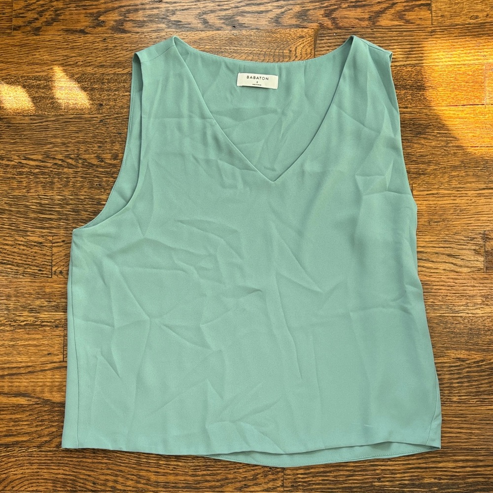 Babaton Mint Sleeveless Blouse